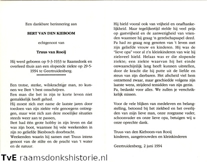 Bert van den Kieboom- Truus de Rooij